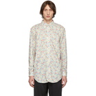 Engineered Garments White Century Floral Shirt