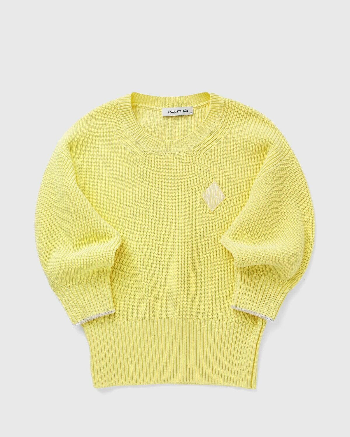 Lacoste SWEATERS yellow Womens Pullover