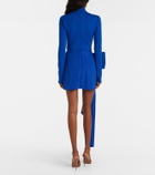 David Koma Bow-detail jersey minidress