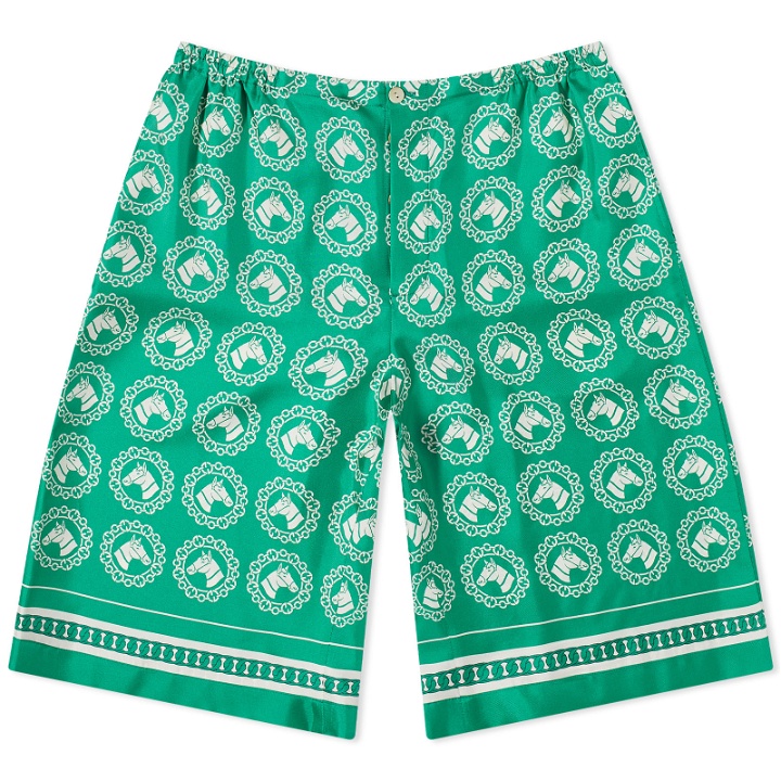 Photo: Gucci Men's Bowling Shorts in Green