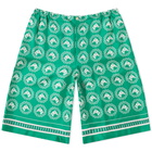 Gucci Men's Bowling Shorts in Green