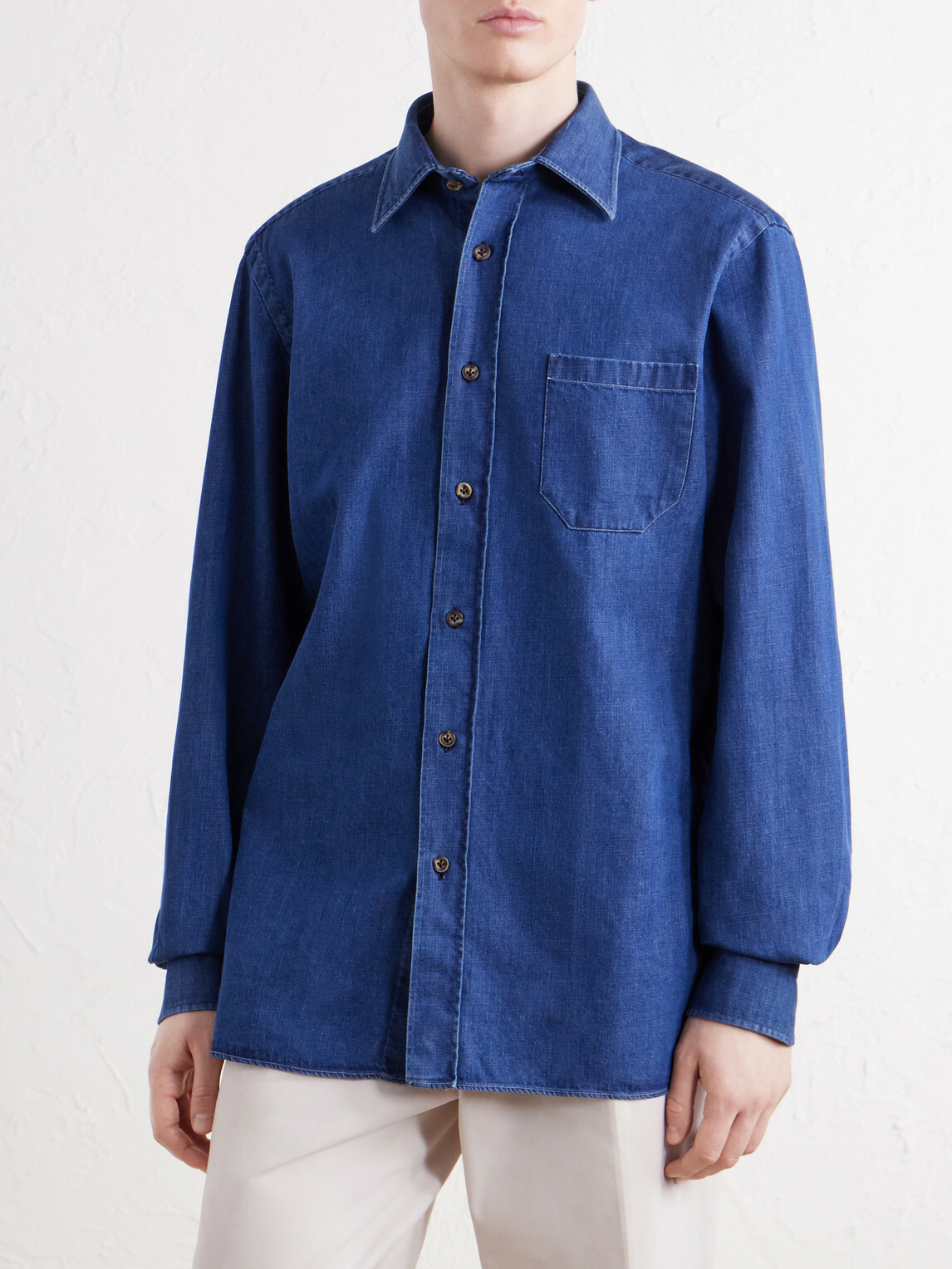 Rubinacci - Denim Shirt - Blue