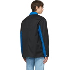 Acne Studios Black and Blue Twill Workwear Jacket