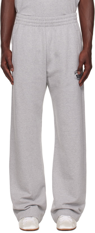 Photo: We11done Gray Collegiate Sweatpants