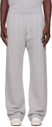 We11done Gray Collegiate Sweatpants