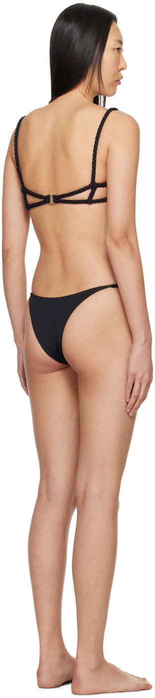 Isa Boulder SSENSE Exclusive Black & Brown Full Chain Bikini
