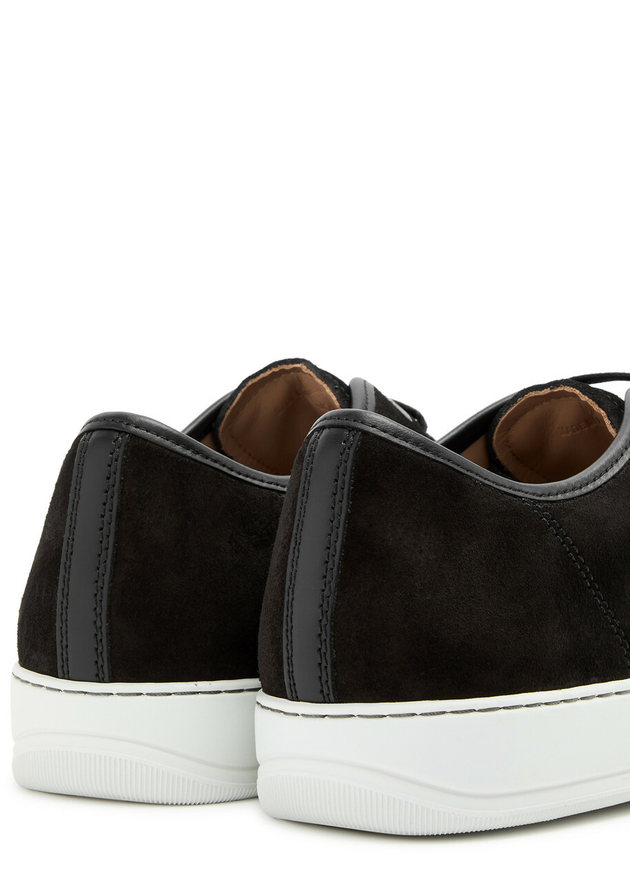 Lanvin DBB1 Panelled Suede Sneakers Black