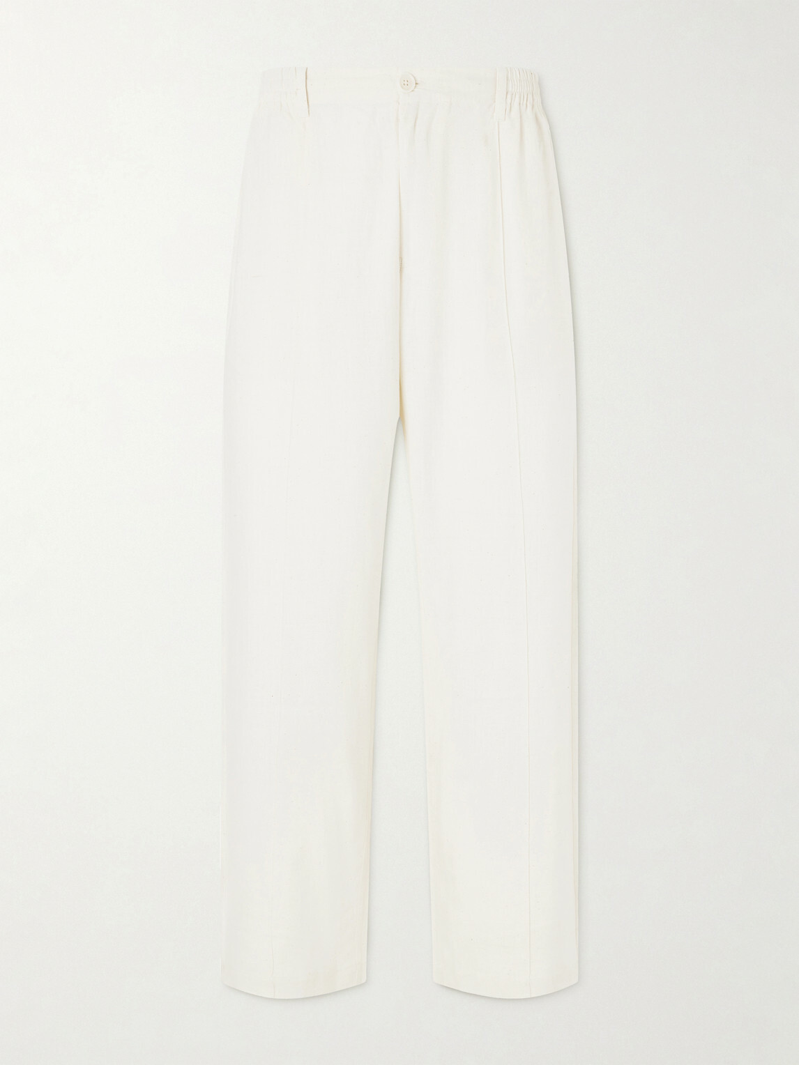 Kardo - Kedar Straight-Leg Cotton Trousers - Neutrals
