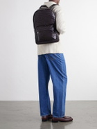 Bottega Veneta - Avenue Medium Intrecciato Leather Backpack - Brown