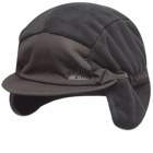 Snow Peak Men's x Mountain of Moods Fleece 2-Way Cap in Black