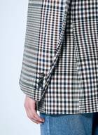 Bottega Veneta Structured Check-Cotton Blazer
