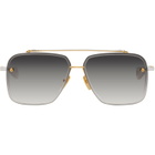 Dita White & Gold Mach-Six Sunglasses