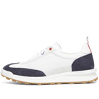 Thom Browne Men's Tech Runner Sneakers in Navy