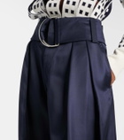 JW Anderson Belted high-rise barrel-leg pants