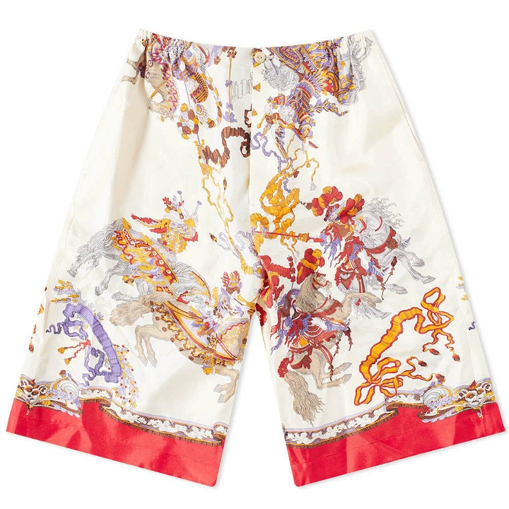 Photo: Gucci Men's Patterned Short in Ivory/Red