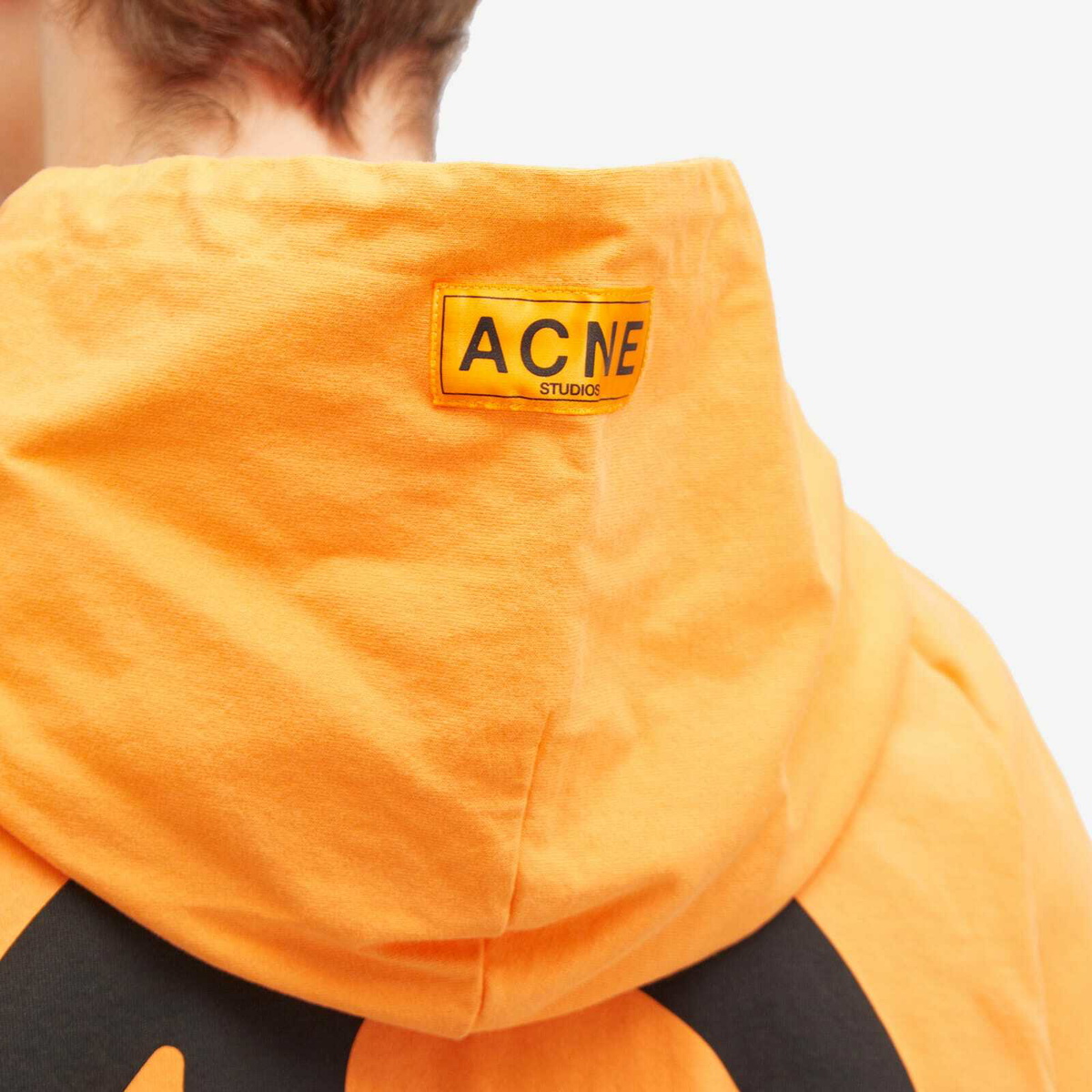 Acne Studios orange sweat 最終お値下げ Acne Studios - Appliquéd Cotton-Jersey Sweatshirt - Orange Acne