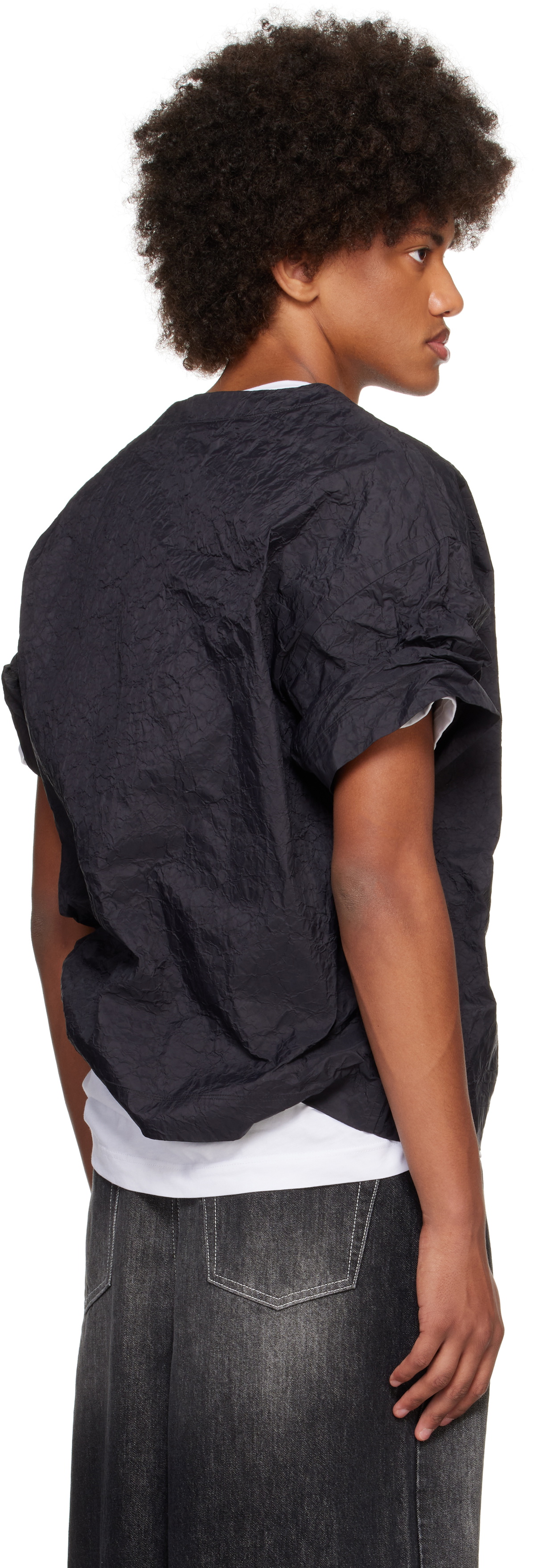 Karmuel Young Black Transform Oversized T-shirt