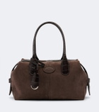 Tod's Bauletto Small suede tote bag
