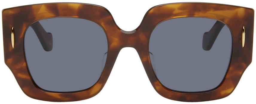 Photo: LOEWE Brown Monogram Sunglasses