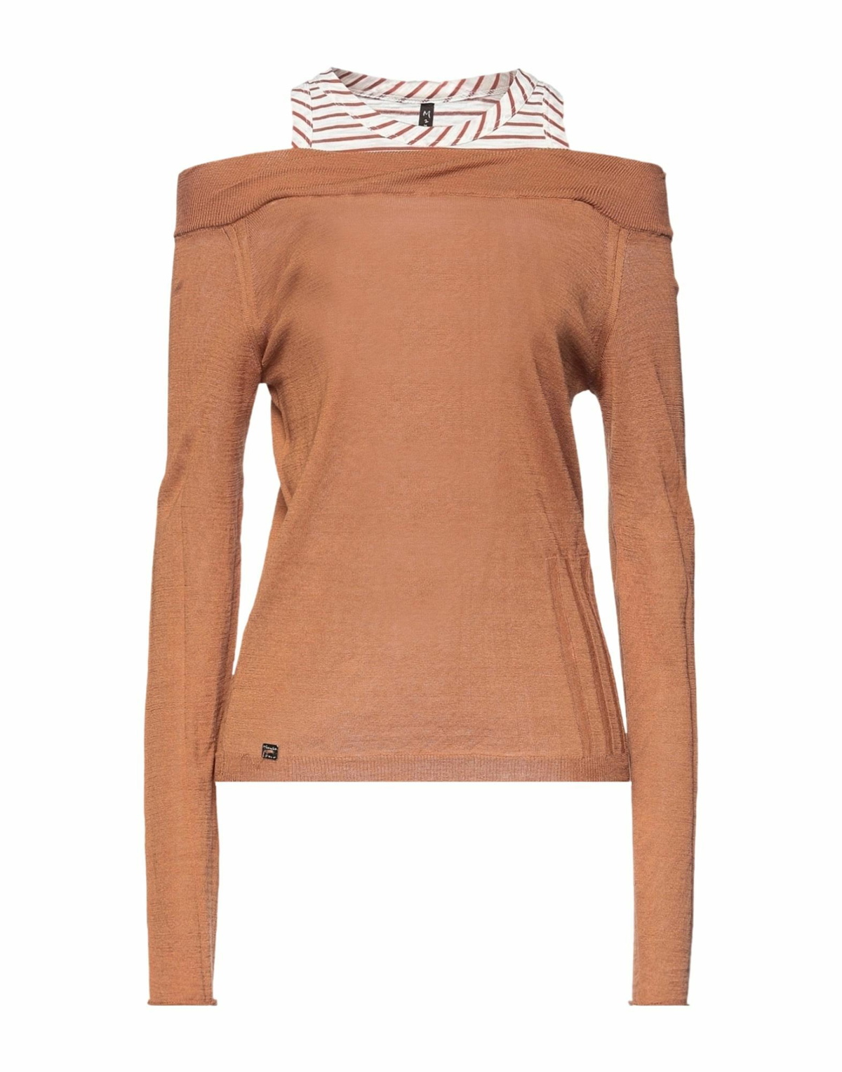 Manila Grace Womens Sweater in Brown
