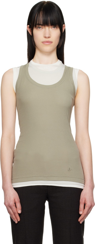 Photo: Jil Sander Three-Pack Multicolor 3 Layers Tank Tops