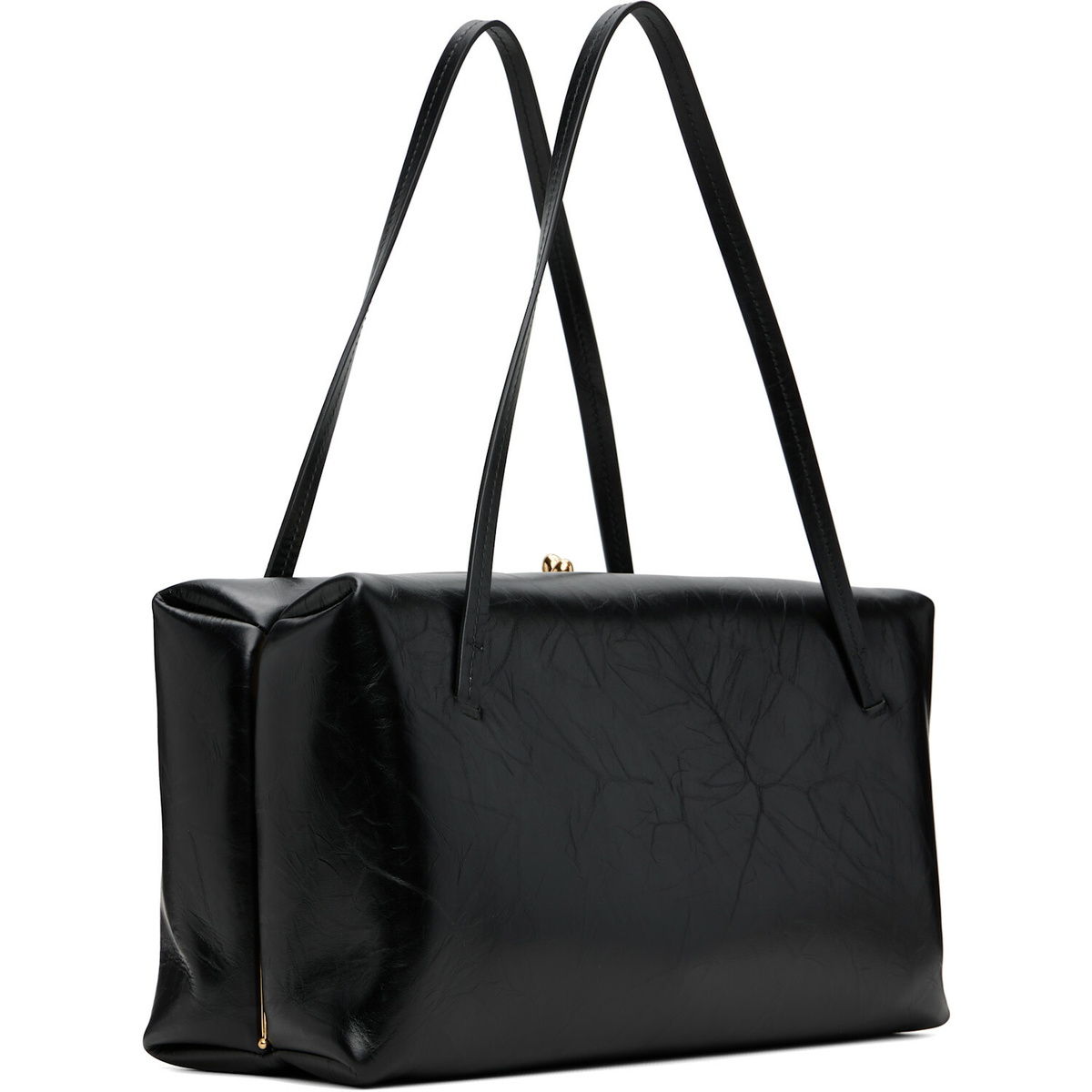 Jil Sander Black Goji Pillow Medium Bag