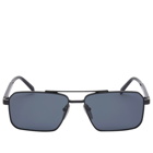 Prada Eyewear Men's A57S Sunglasses in Black/Dark Grey 