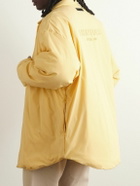 FEAR OF GOD ESSENTIALS - Logo-Appliquéd Padded Shell Shirt Jacket - Yellow