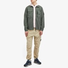 Stone Island Men's Supima Cotton Twill Stretch-TC Zip Shirt Jacket in Musk