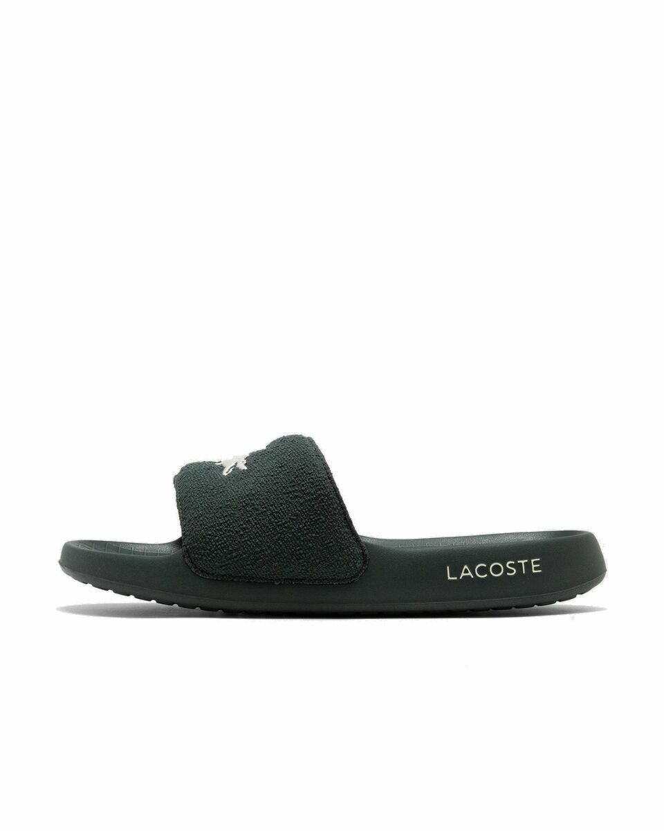 Photo: Lacoste Serve Slide 1.0 124 1 Cma Green - Mens - Sandals & Slides