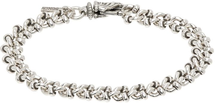 Photo: Emanuele Bicocchi Silver Essential Knotted Chain Bracelet