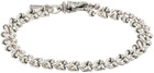 Emanuele Bicocchi Silver Essential Knotted Chain Bracelet