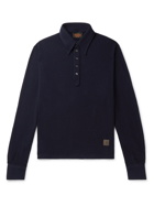 Tod's - Wool-Blend Polo Shirt - Blue