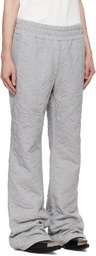 Who Decides War Gray Thread Plate Sweatpants