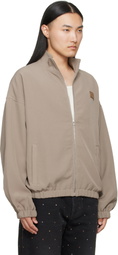AMIRI Taupe 'Amiri' Patch Cady Track Jacket