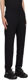 Hugo Black Relaxed-Fit Sweatpants