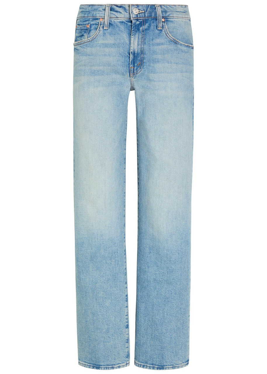 Mother The Mid Rise Rambler Stretch-denim Jeans Blue