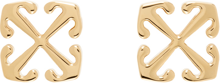 Photo: Off-White Gold Mini Arrow Earrings