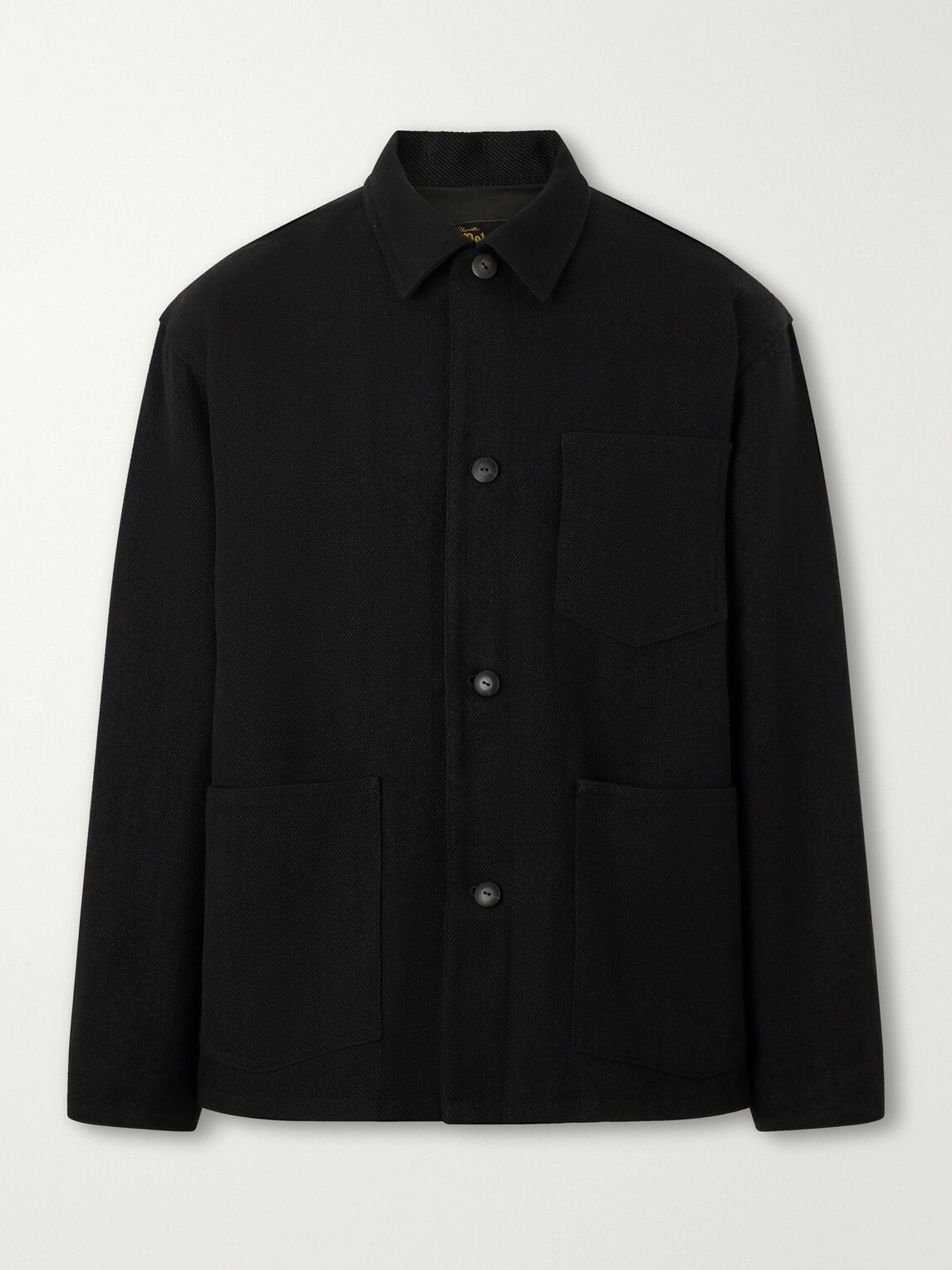 Visvim - Baker Textured Wool and Linen-Blend Jacket - Black