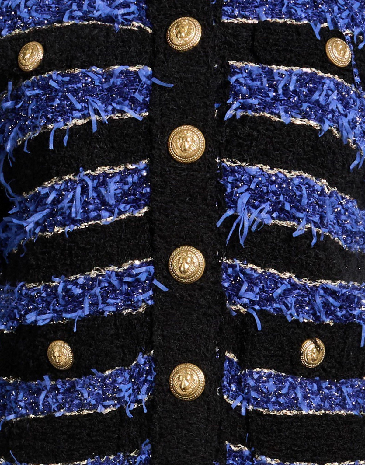 Balmain Womens Jacket in Blue