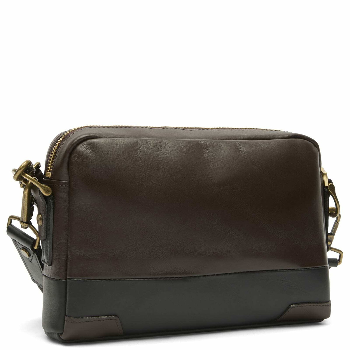 Master-Piece Gloss Leather Shoulder Bag - Small in Brown 