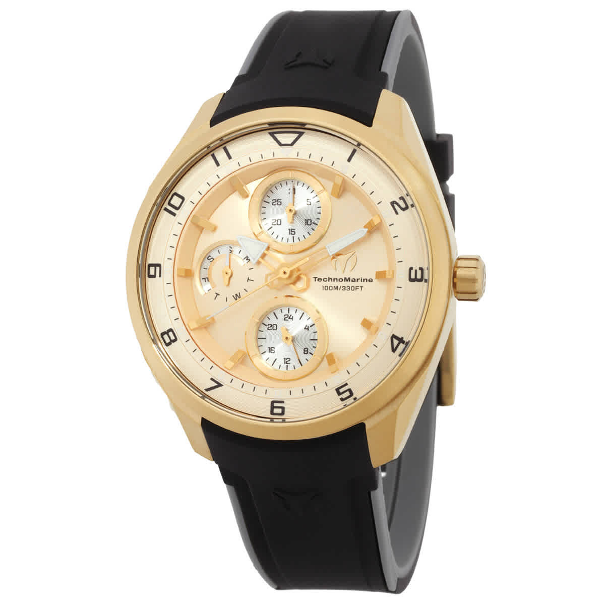 Technomarine Ocean Quartz Gold Dial Ladies Watch TM-318114