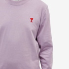 AMI Men's Long Sleeve A Heart T-Shirt in Parma