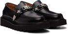 Toga Virilis Black Leather Loafers