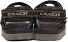 Coach 1941 Black Sport Sandals