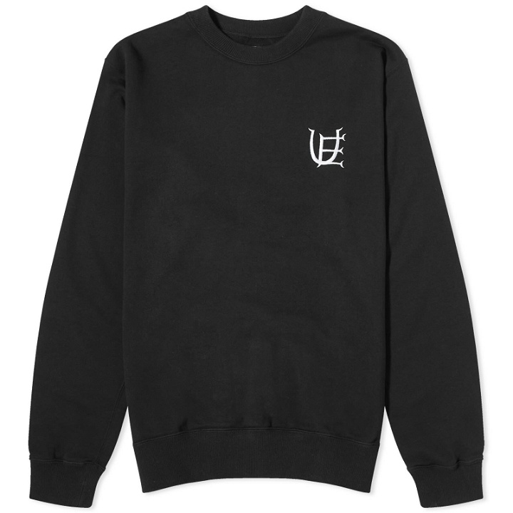 Photo: Uniform Experiment Men's Authentic Logo Sweatshirt in Black
