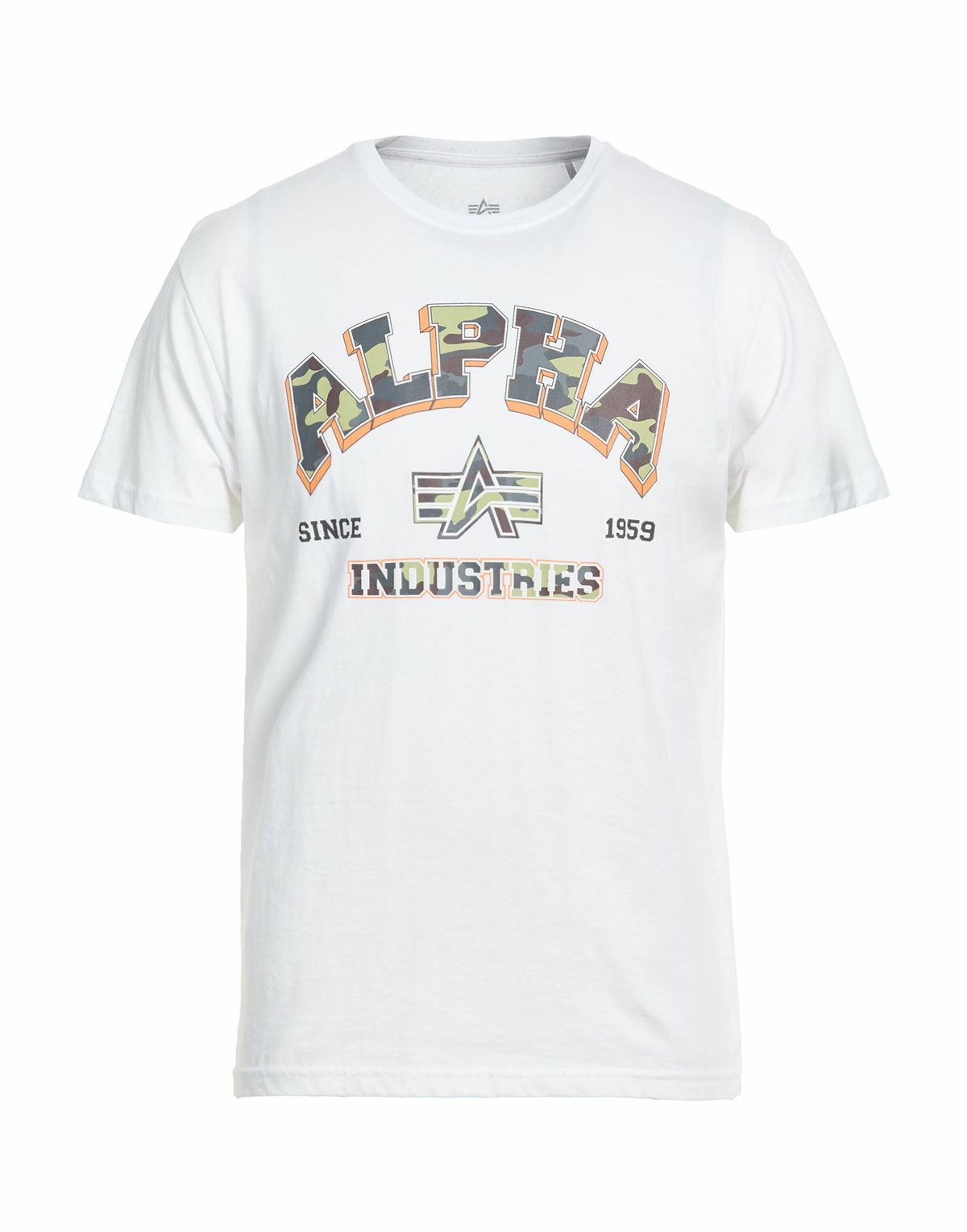 Alpha Industries Mens T-shirt in White