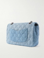 READYMADE - Rhombus Quilted Denim Messenger Bag