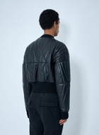 Moncler + Rick Owens Geocamo Cropped Quilted Bomber Jacket