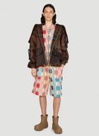 (Di)vision Patchwork Check Shorts
